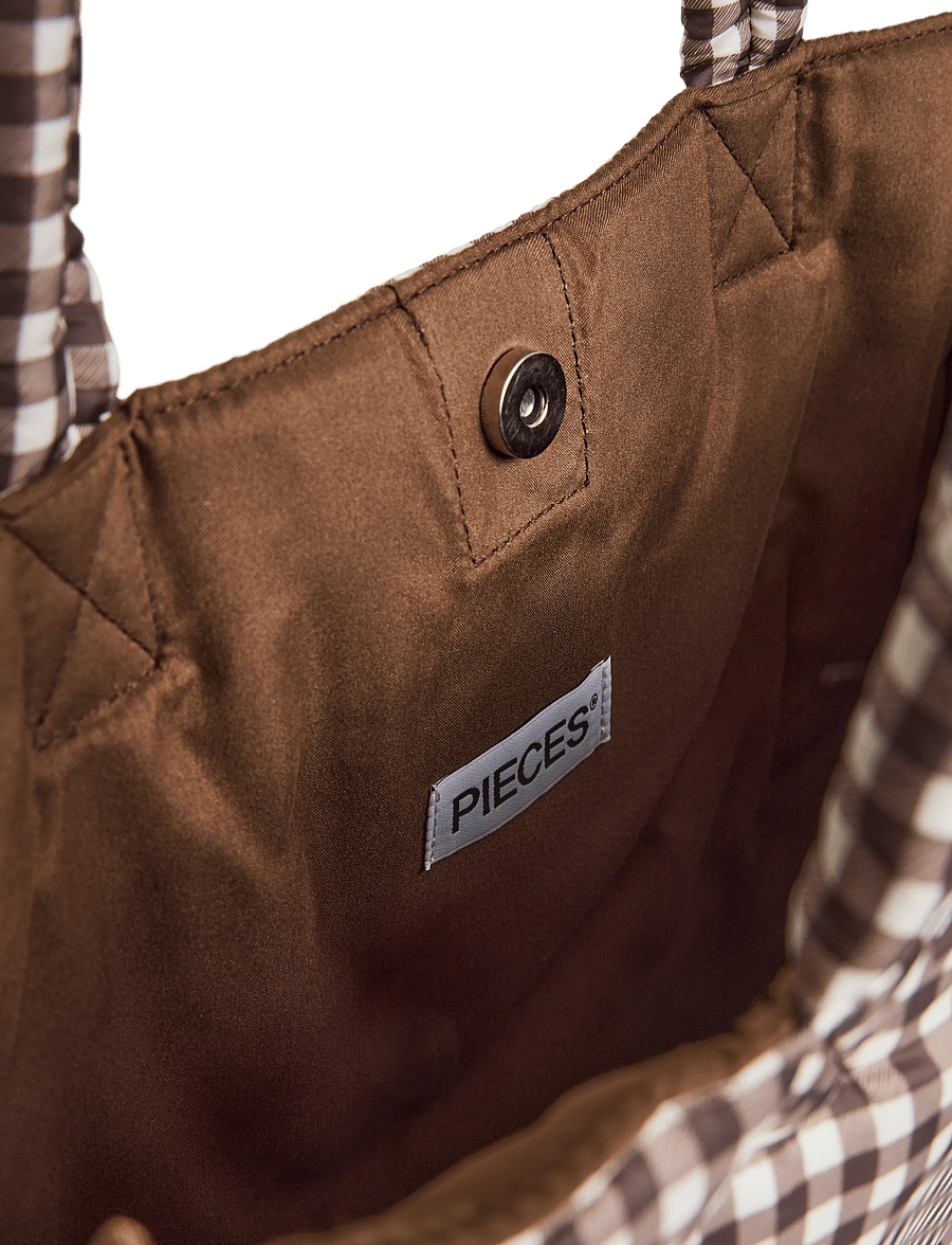 Pieces - PCFULLA PADDED SHOPPER - tote bags - chicory coffee - 3
