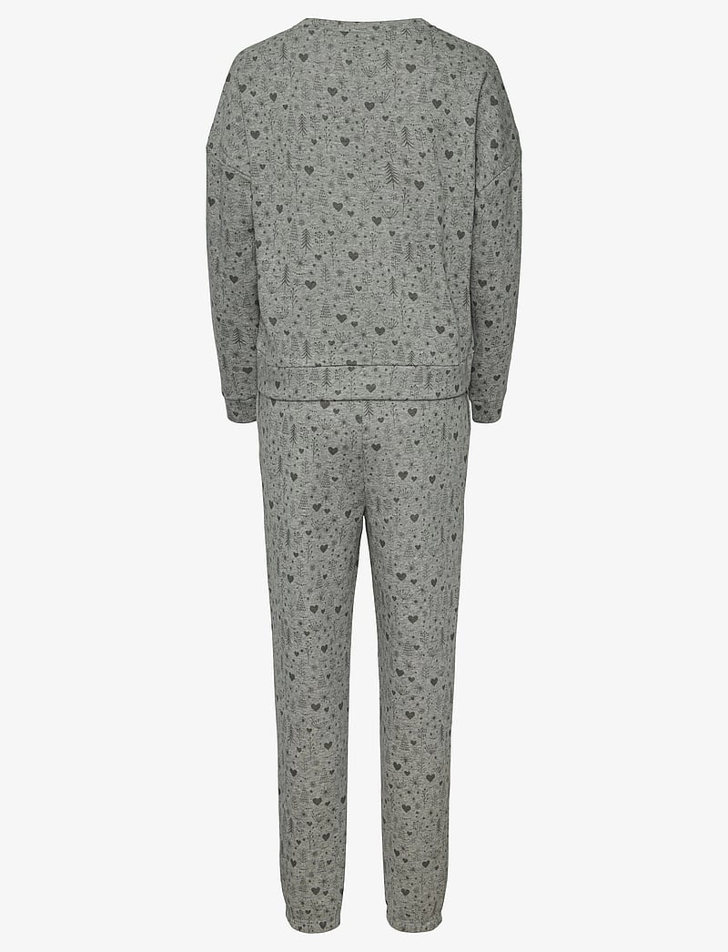 Pieces - PCXMAS CHILLI SWEAT SET JRS BC - pyjamas - light grey melange - 1