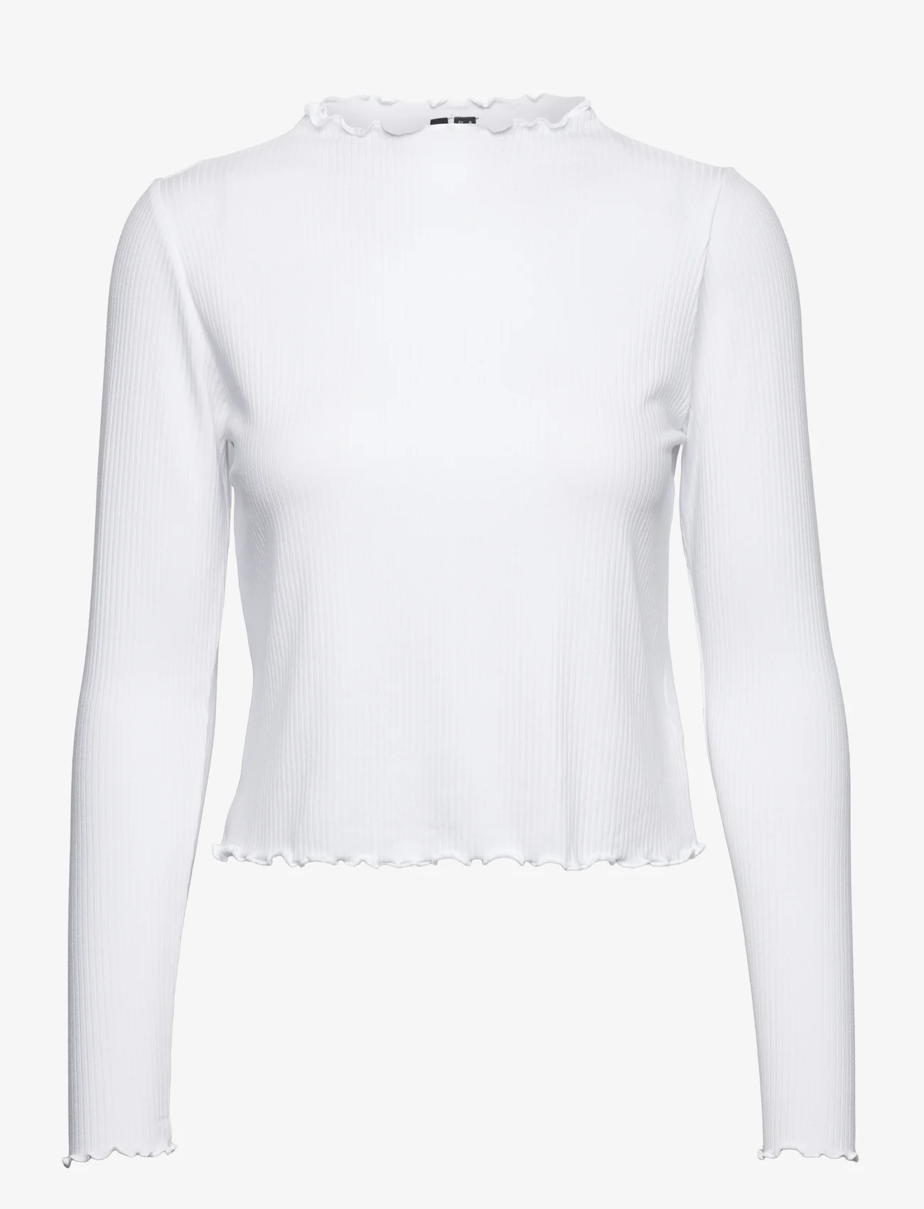 Pieces - PCNICCA LS TOP NOOS - de laveste prisene - bright white - 0