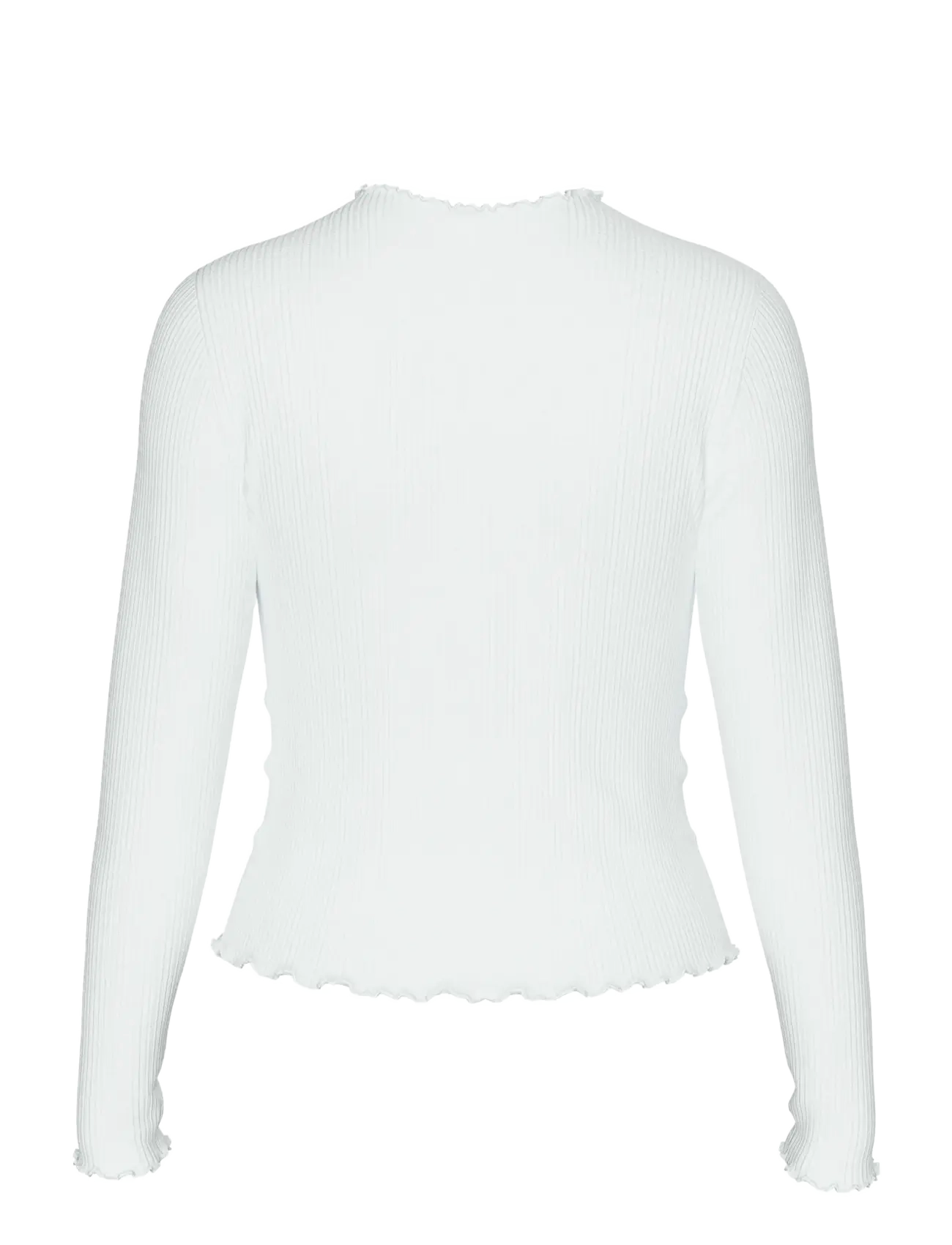 Pieces - PCNICCA LS TOP NOOS - topi ar garām piedurknēm - bright white - 2