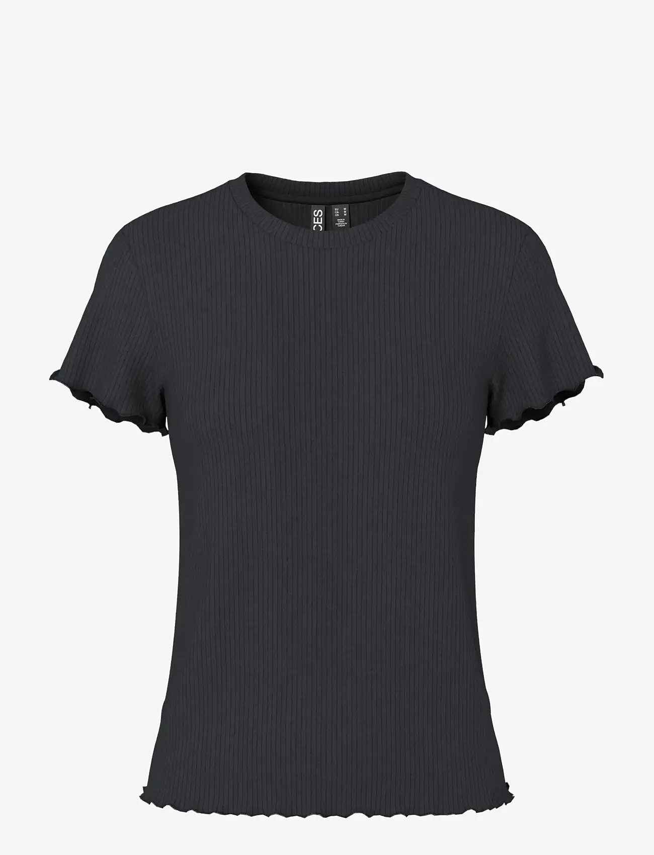 Pieces - PCNICCA SS O-NECK TOP JRS NOOS - t-skjorter - black - 1