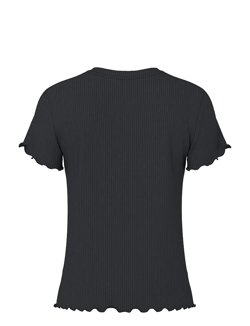 Pieces - PCNICCA SS O-NECK TOP JRS NOOS - t-skjorter - black - 2