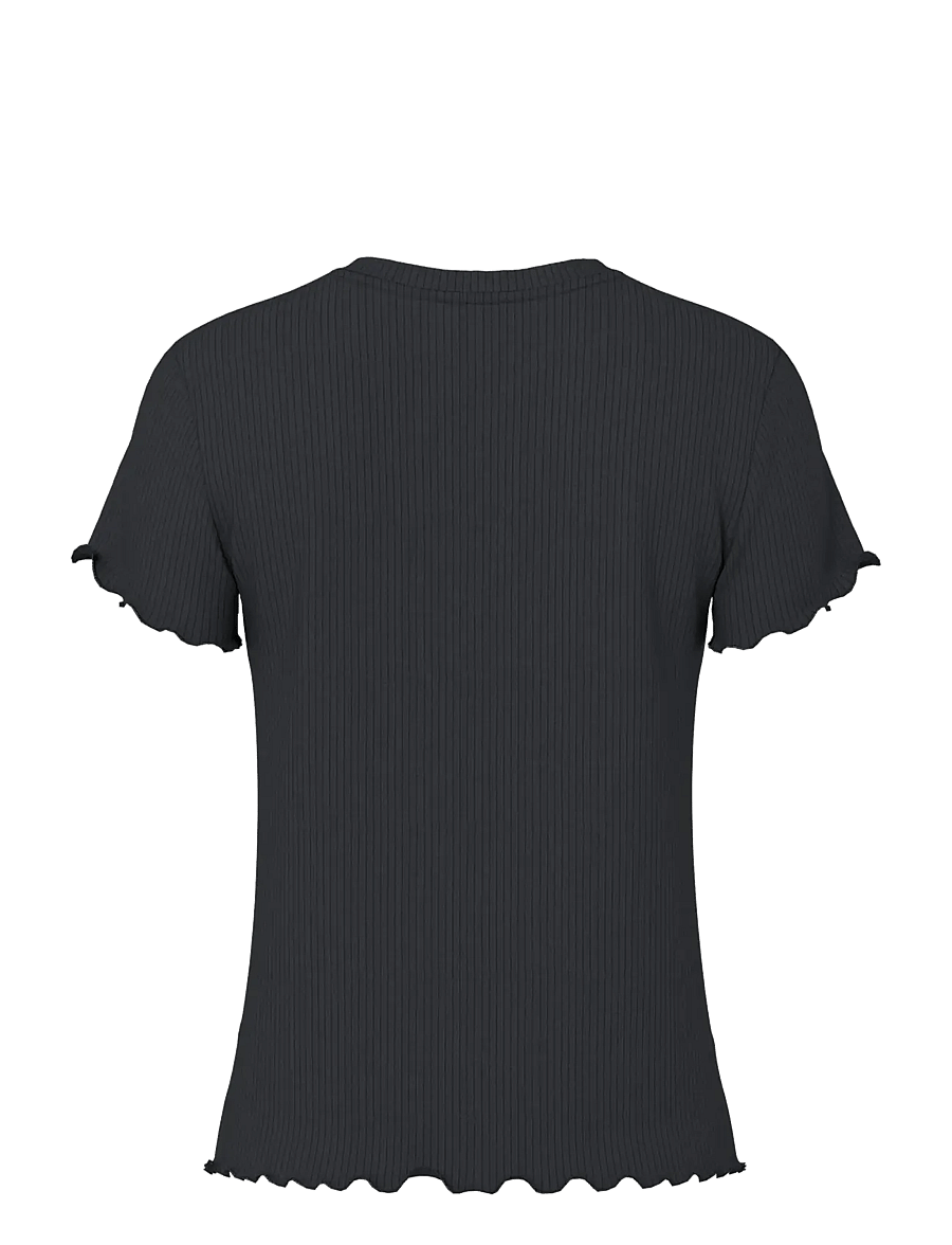 Pieces - PCNICCA SS O-NECK TOP JRS NOOS - t-shirts - black - 2