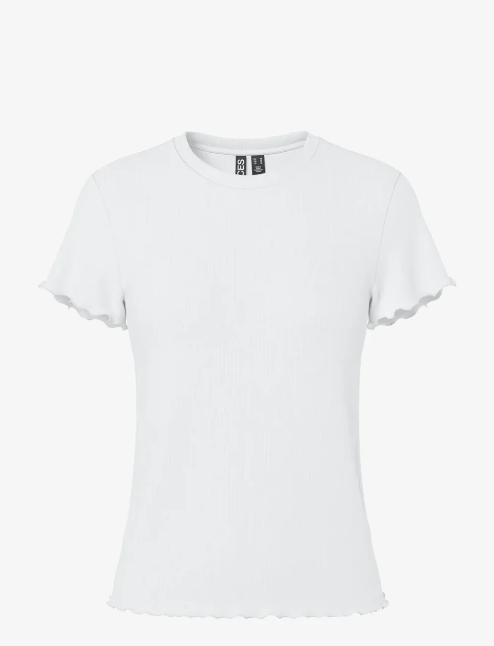 Pieces - PCNICCA SS O-NECK TOP JRS NOOS - t-shirts - bright white - 1