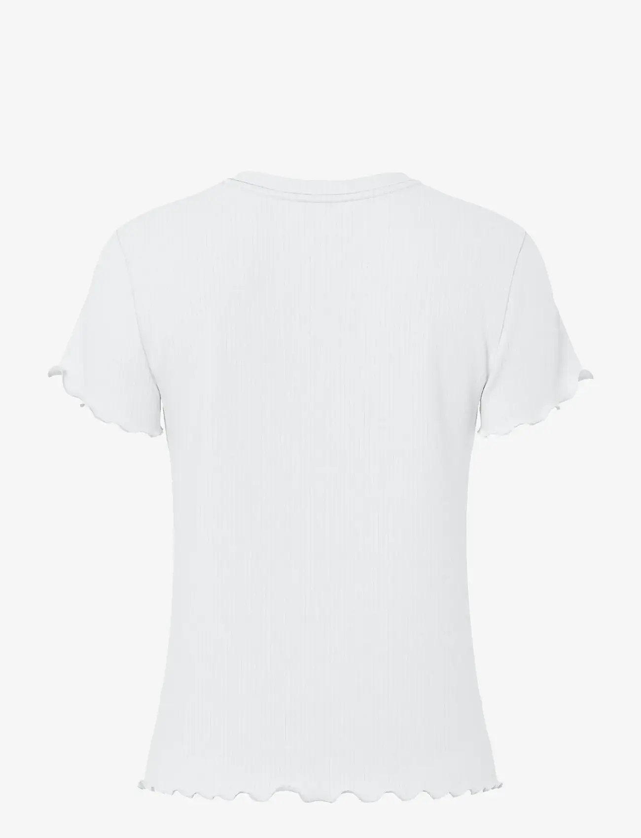 Pieces - PCNICCA SS O-NECK TOP JRS NOOS - t-shirts - bright white - 2