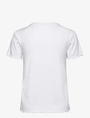 Pieces - PCNICCA SS O-NECK TOP NOOS - madalaimad hinnad - bright white - 1