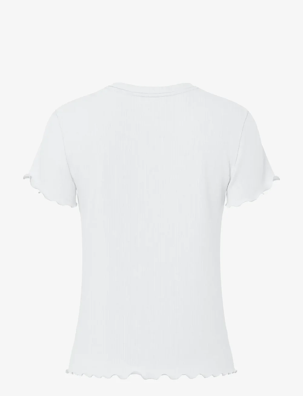 Pieces - PCNICCA SS O-NECK TOP JRS NOOS - t-shirts - bright white - 2