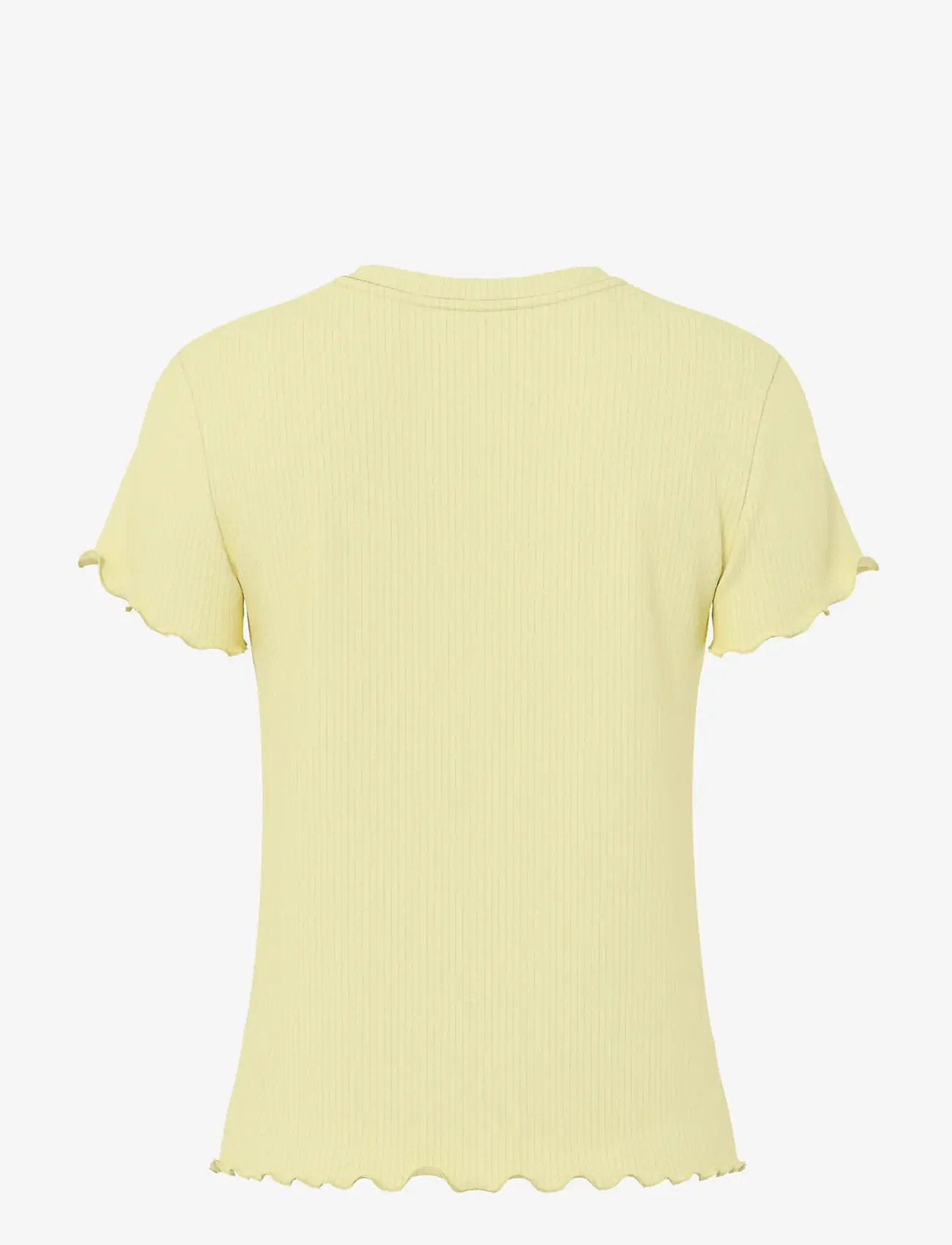 Pieces - PCNICCA SS O-NECK TOP JRS NOOS - t-shirts - french vanilla - 2