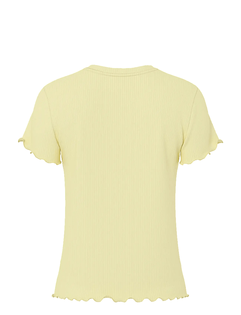 Pieces - PCNICCA SS O-NECK TOP JRS NOOS - t-shirts - french vanilla - 2