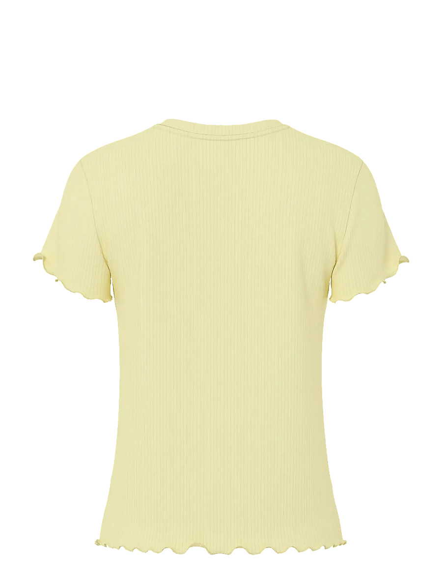 Pieces - PCNICCA SS O-NECK TOP JRS NOOS - t-shirts - french vanilla - 2