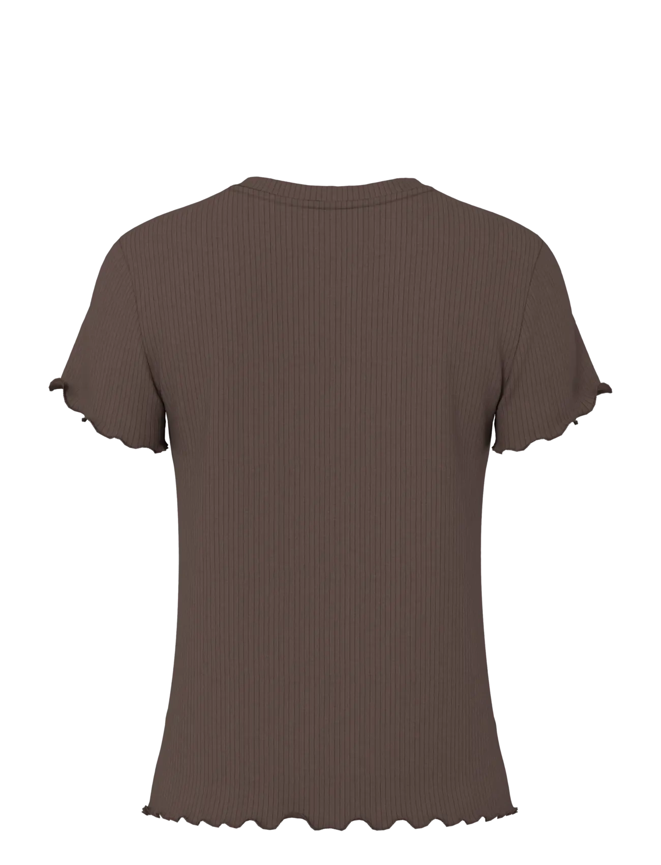 Pieces - PCNICCA SS O-NECK TOP JRS NOOS - t-shirts - hot fudge - 2