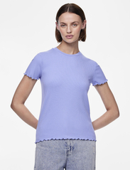 Pieces - PCNICCA SS O-NECK TOP NOOS - lowest prices - hydrangea - 2