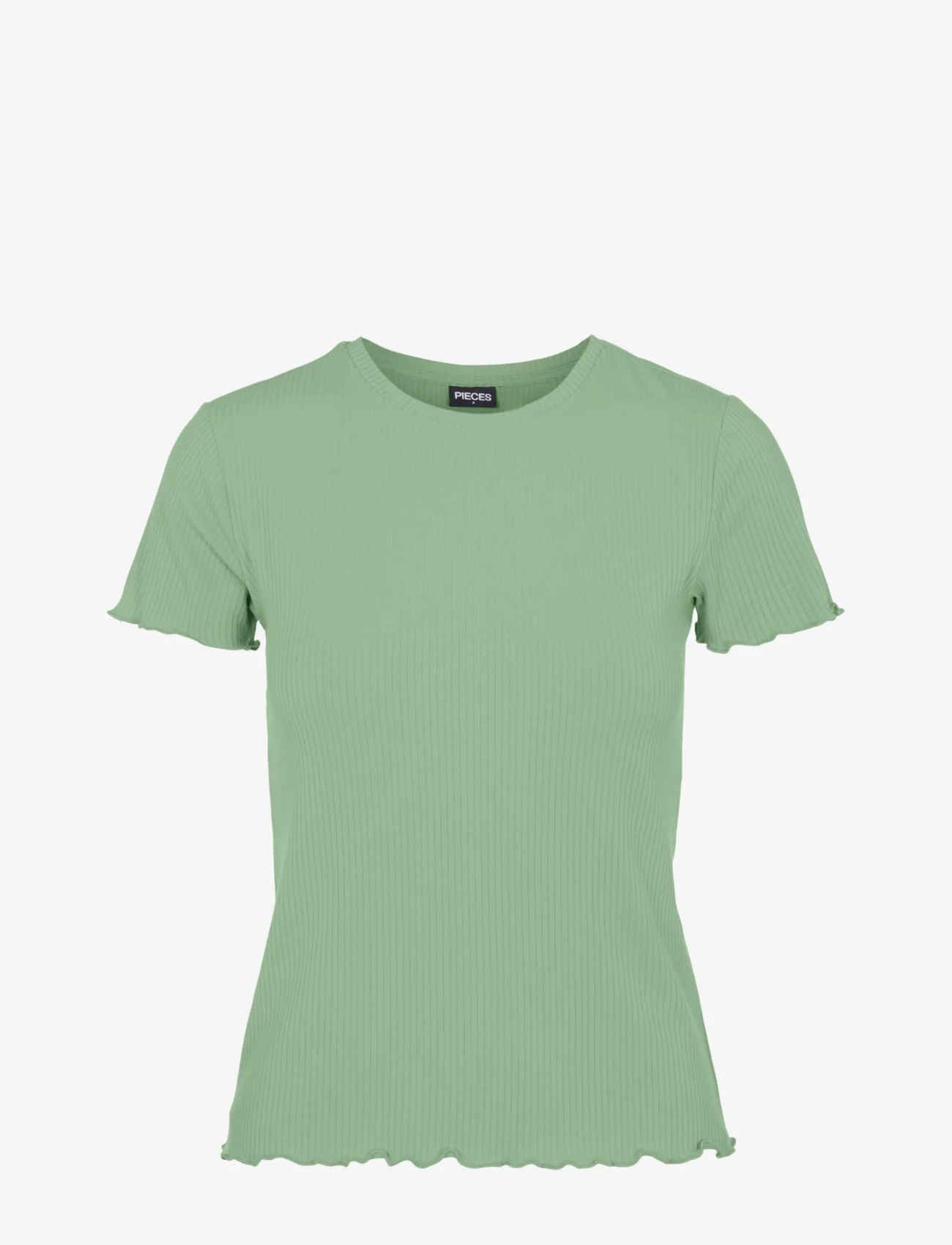 Pieces - PCNICCA SS O-NECK TOP NOOS - lowest prices - quiet green - 0