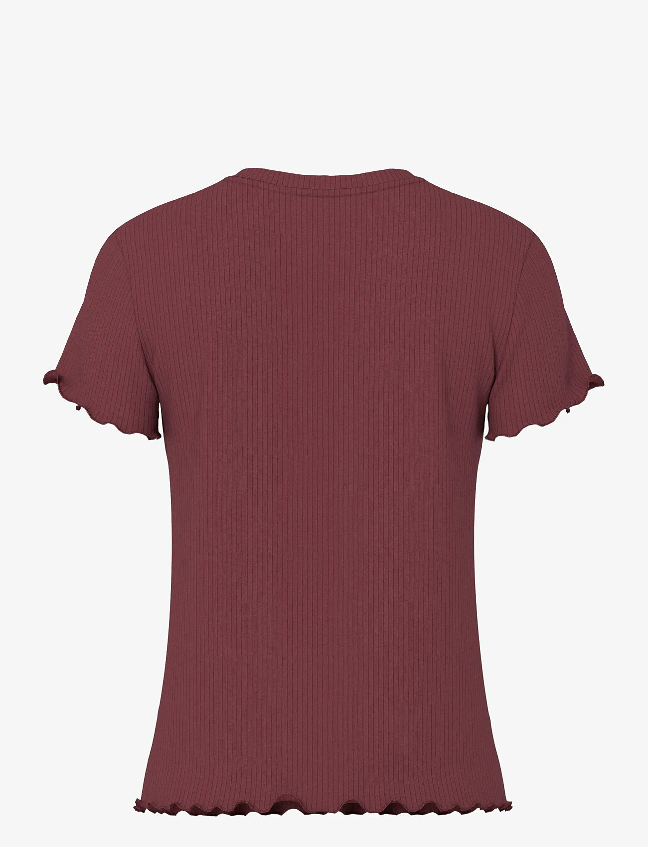 Pieces - PCNICCA SS O-NECK TOP JRS NOOS - t-shirts - tawny port - 2