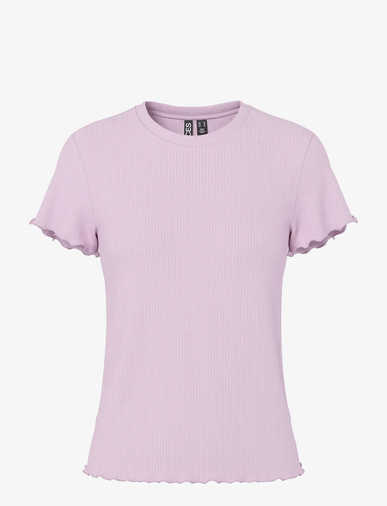 Pieces - PCNICCA SS O-NECK TOP JRS NOOS - t-shirts - winsome orchid - 1