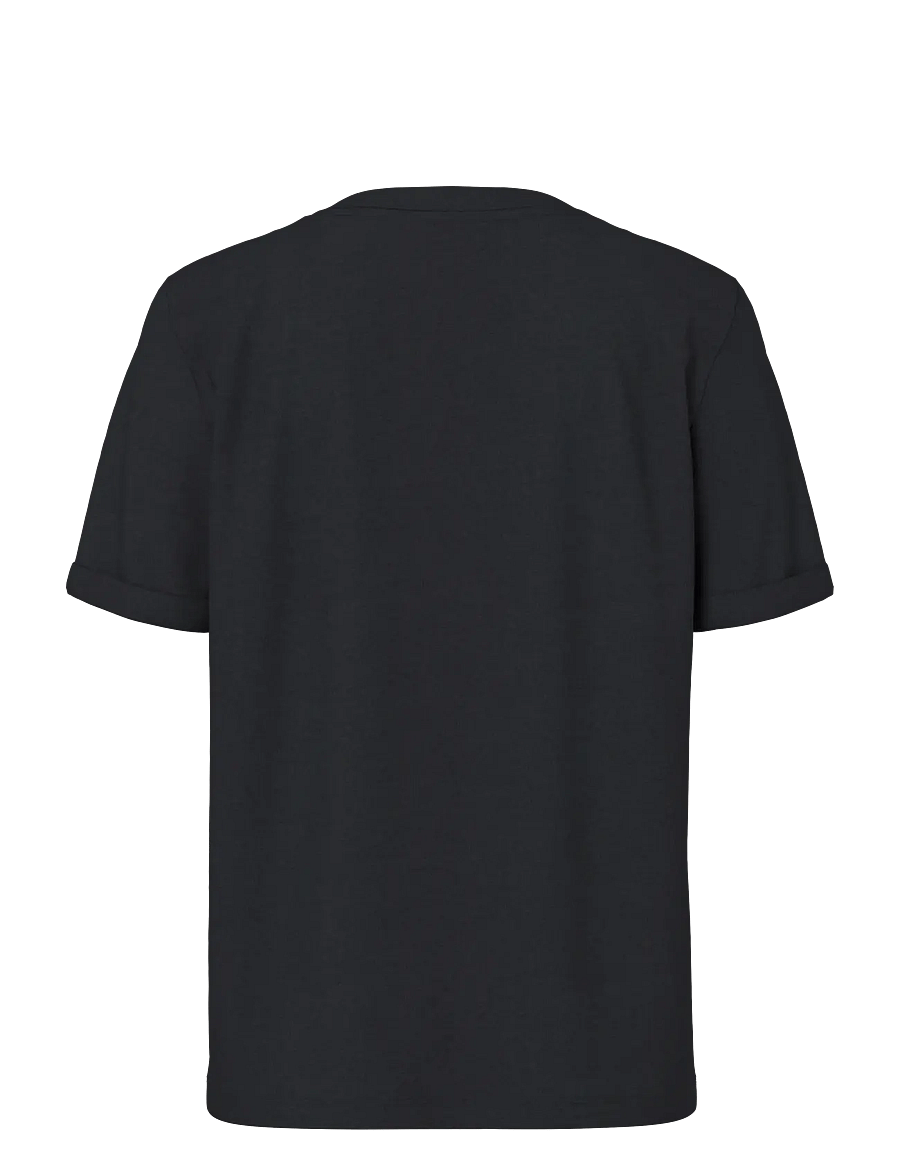 Pieces - PCRIA SS V-NECK SOLID TEE JRS NOOS BC - t-shirts - black - 2