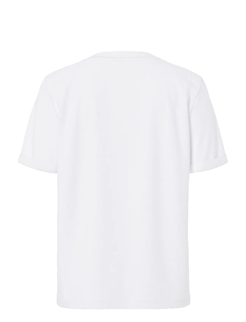 Pieces - PCRIA SS V-NECK SOLID TEE JRS NOOS BC - t-shirts - bright white - 2