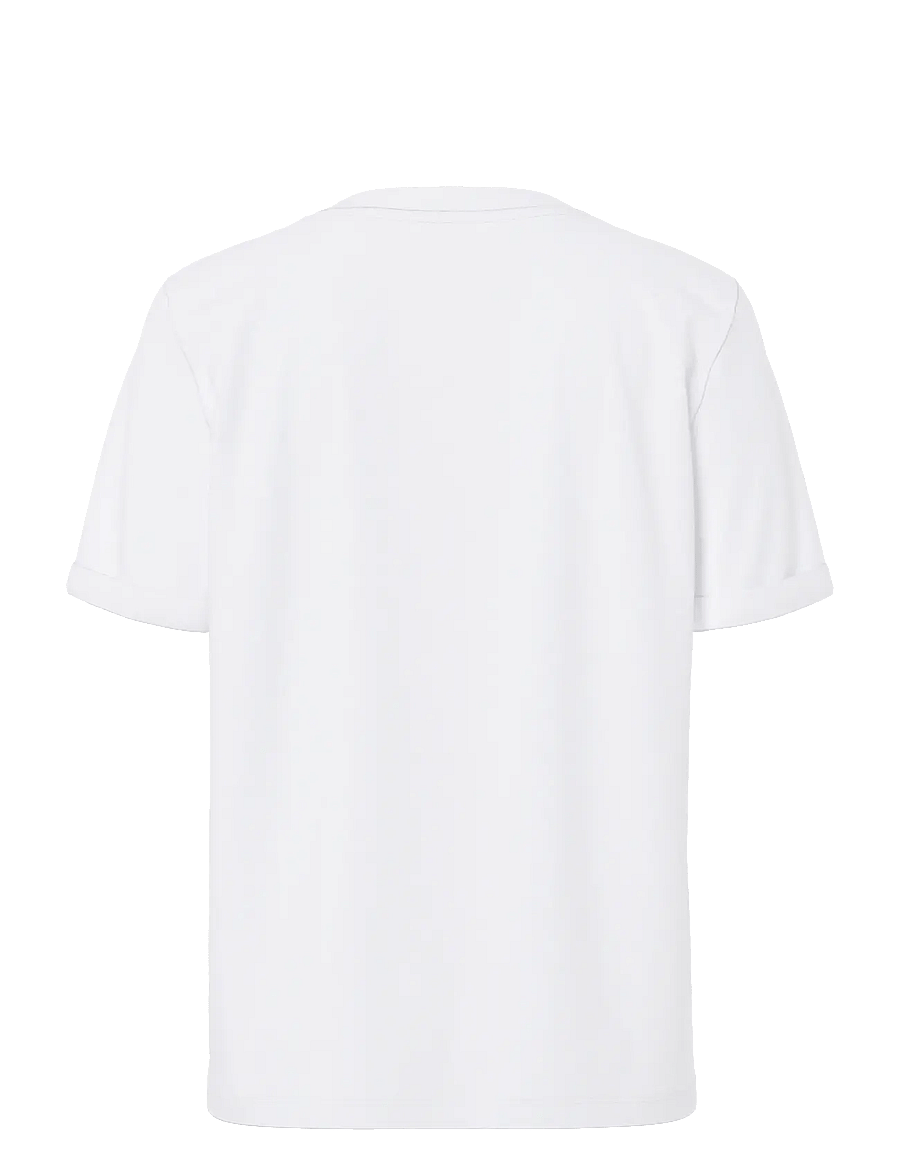 Pieces - PCRIA SS V-NECK SOLID TEE JRS NOOS BC - t-shirts - bright white - 2