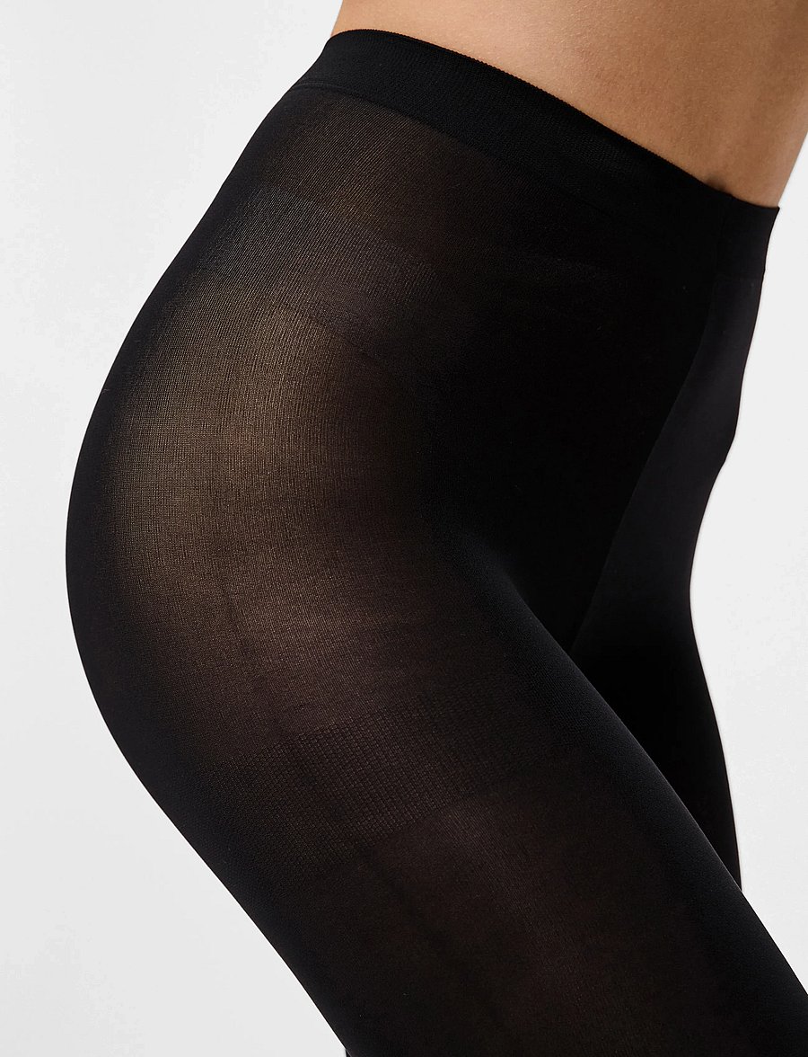 Pieces - PCNEW NIKOLINE 90 DEN TIGHTS 2 PACK NOOS - strømpebukser - black - 2