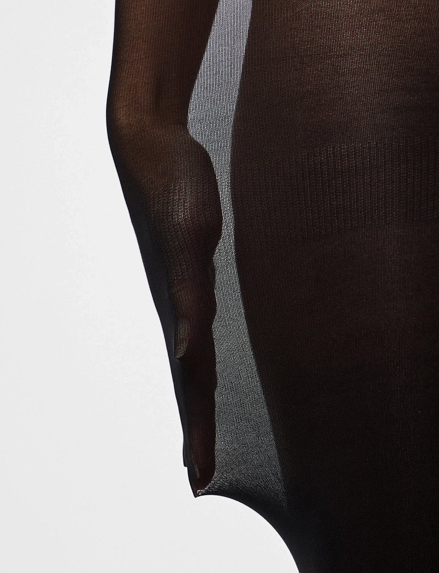 Pieces - PCNEW NIKOLINE 90 DEN TIGHTS 2 PACK NOOS - strømpebukser - black - 4