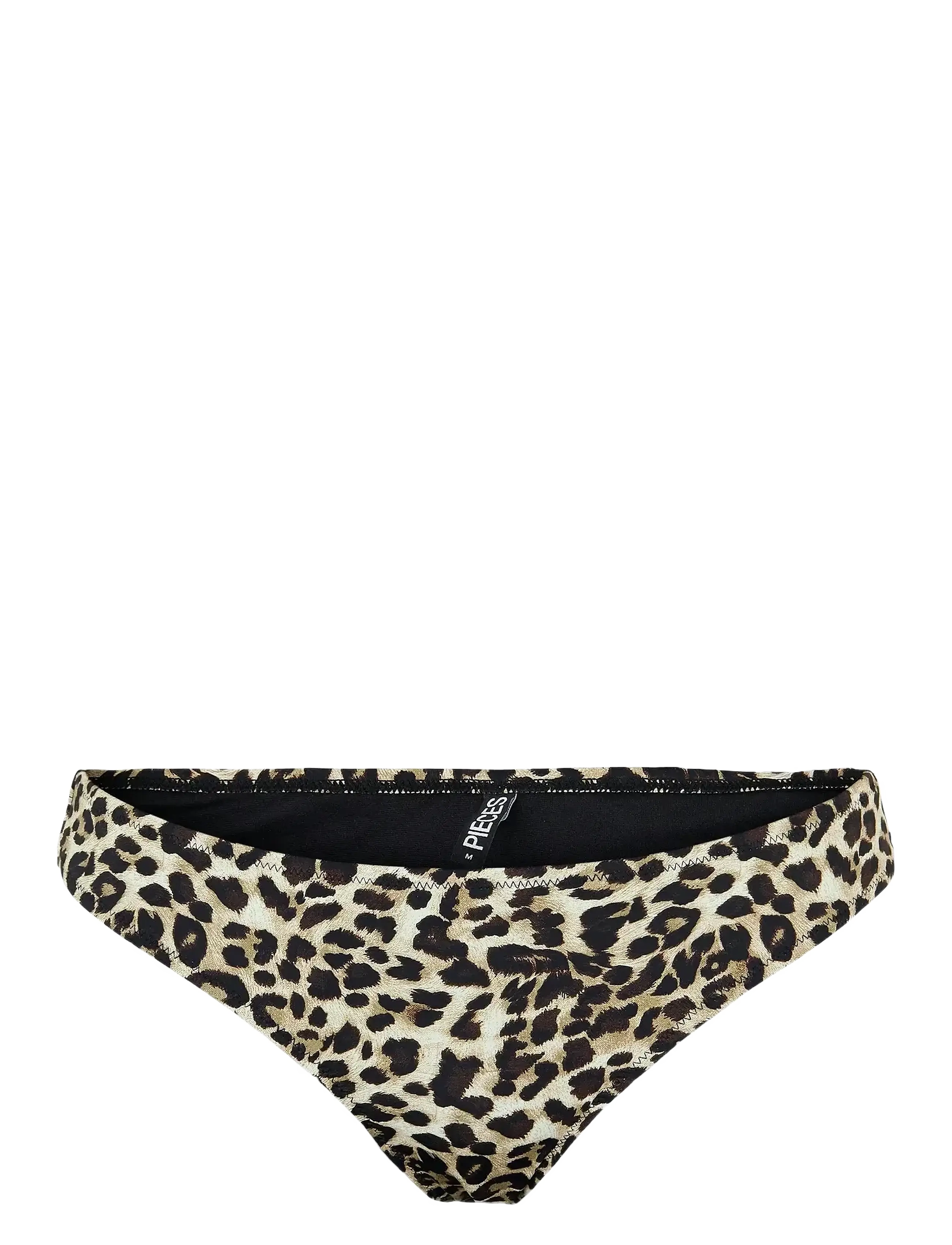 Pieces PCVANESSA BIKINI BRIEF SWW - Kläder - BLACK / multi