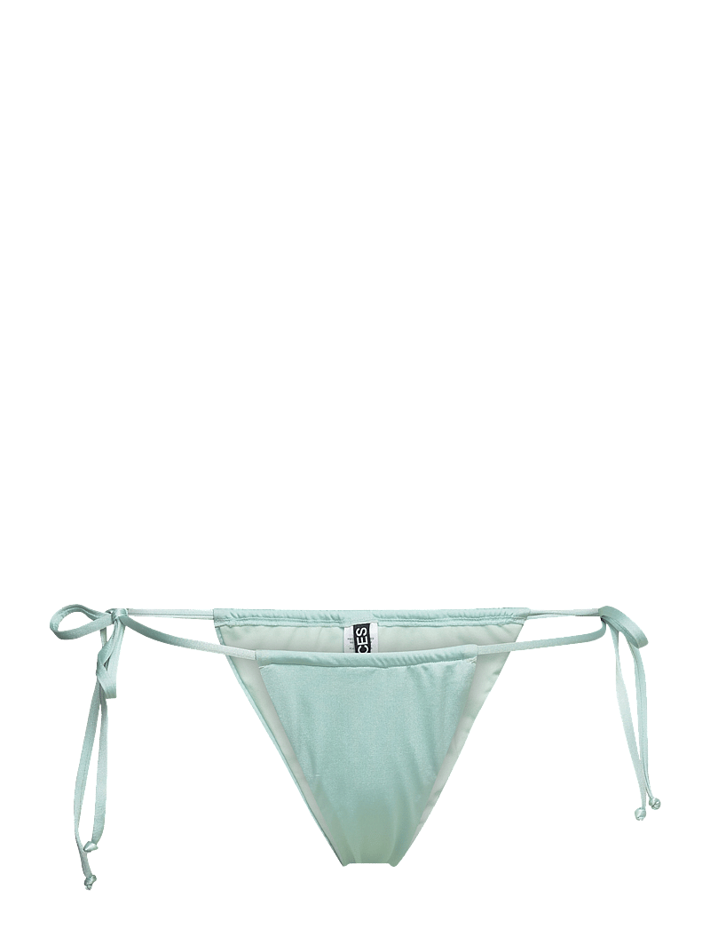 Pieces - PCVENIZE BIKINI TANGA BRAZIL SWW - bikinis mit seitenbändern - bleached aqua - 0