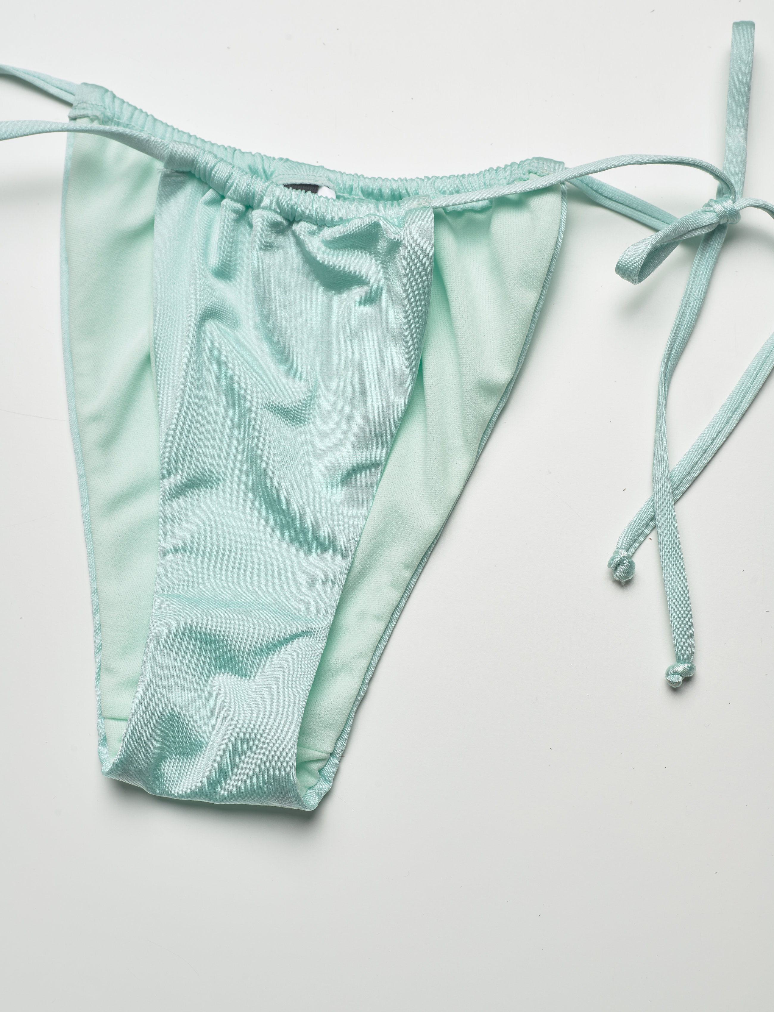 Pieces - PCVENIZE BIKINI TANGA BRAZIL SWW - side tie bikinier - bleached aqua - 2