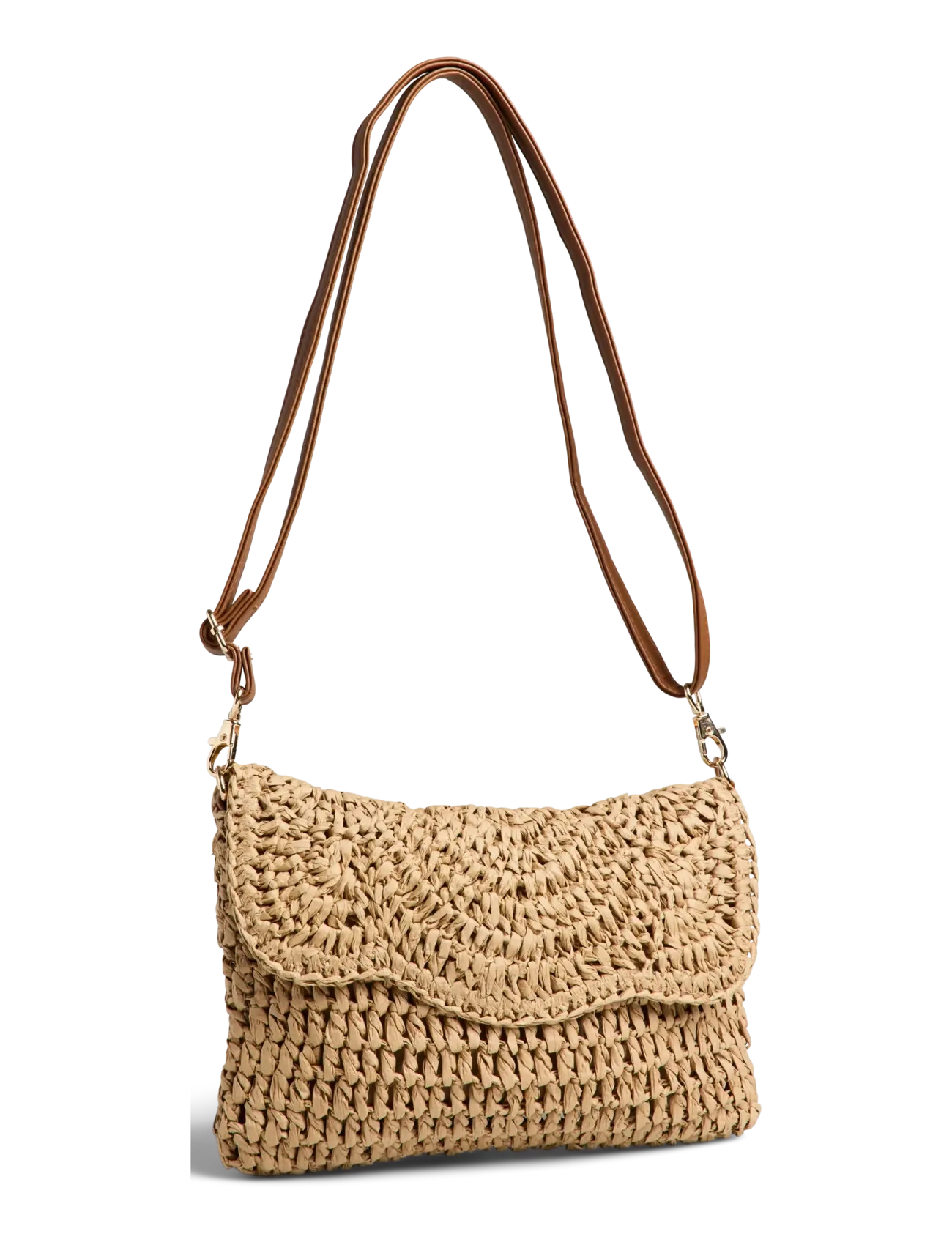 Pieces PCVIOLET CROSS BODY SWW - Laukut - NATURE / brown