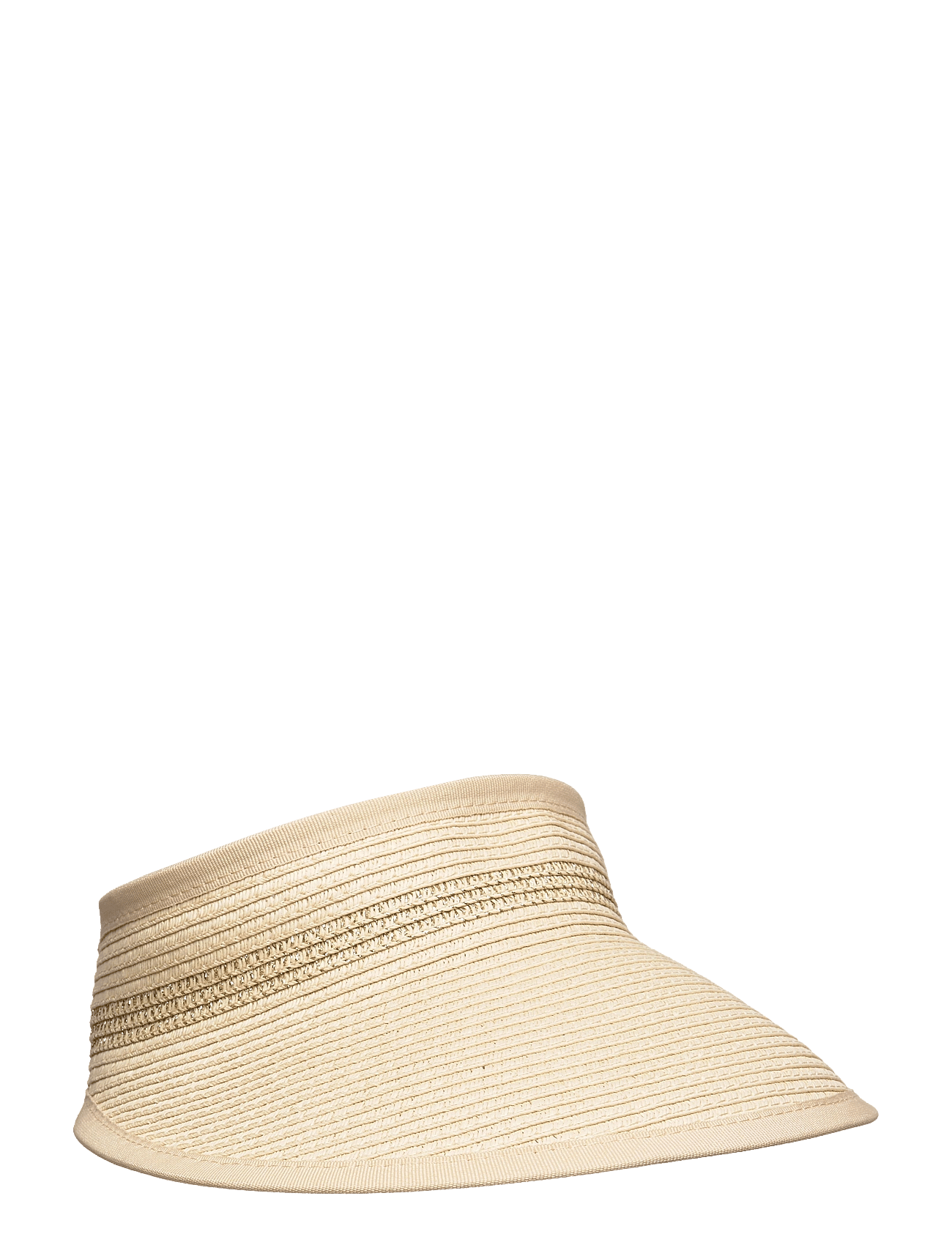 PCVERONIKA STRAW VISOR CAP SWW - NATURE