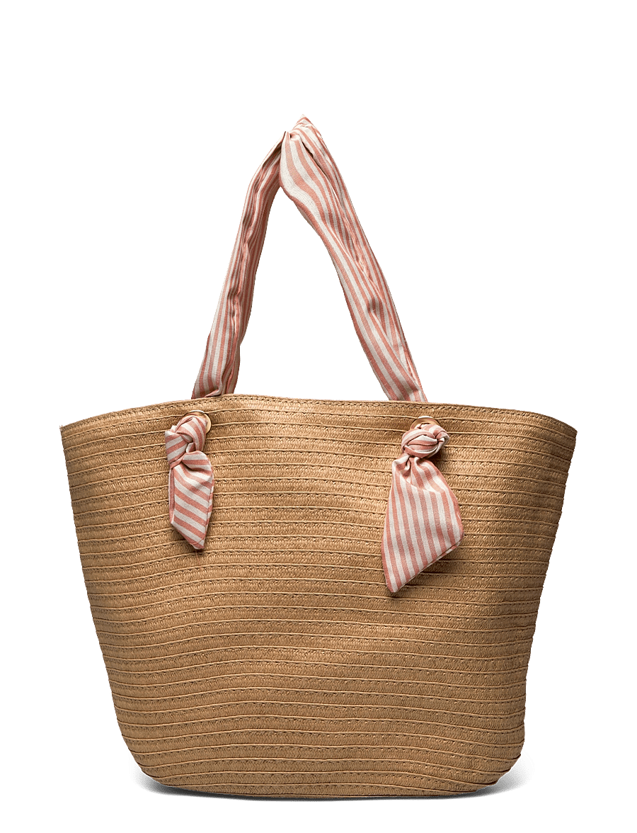 Pieces - PCVILLA BASKET SCARF SHOPPER SWW - nature - 1