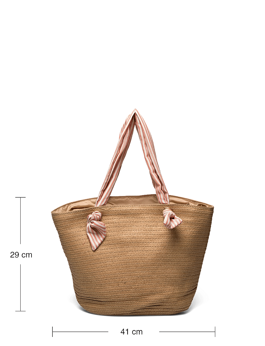 Pieces - PCVILLA BASKET SCARF SHOPPER SWW - nature - 4