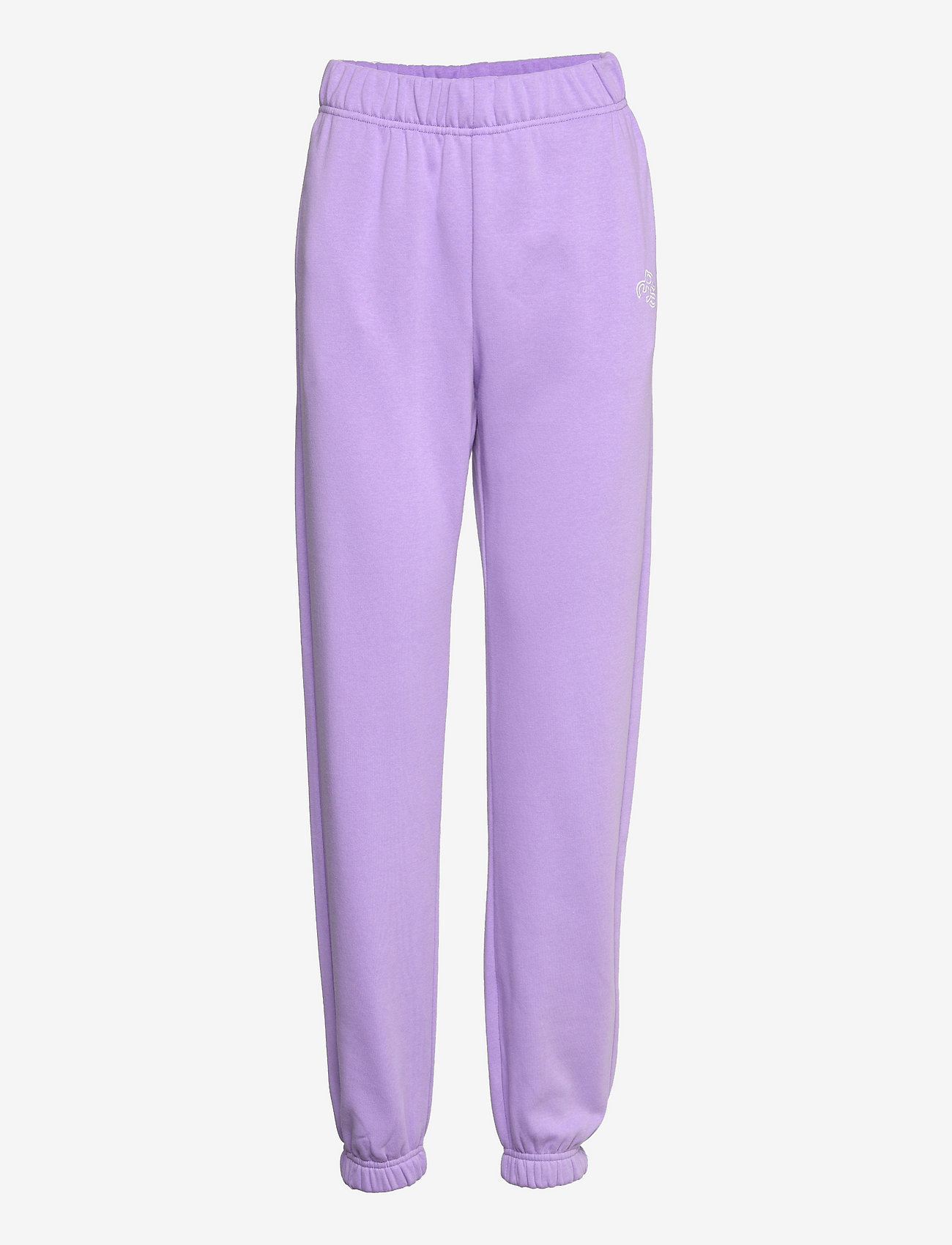 Pieces - PCLOGO EMB HW SWEAT PANTS D2D - sunlit allium - 0