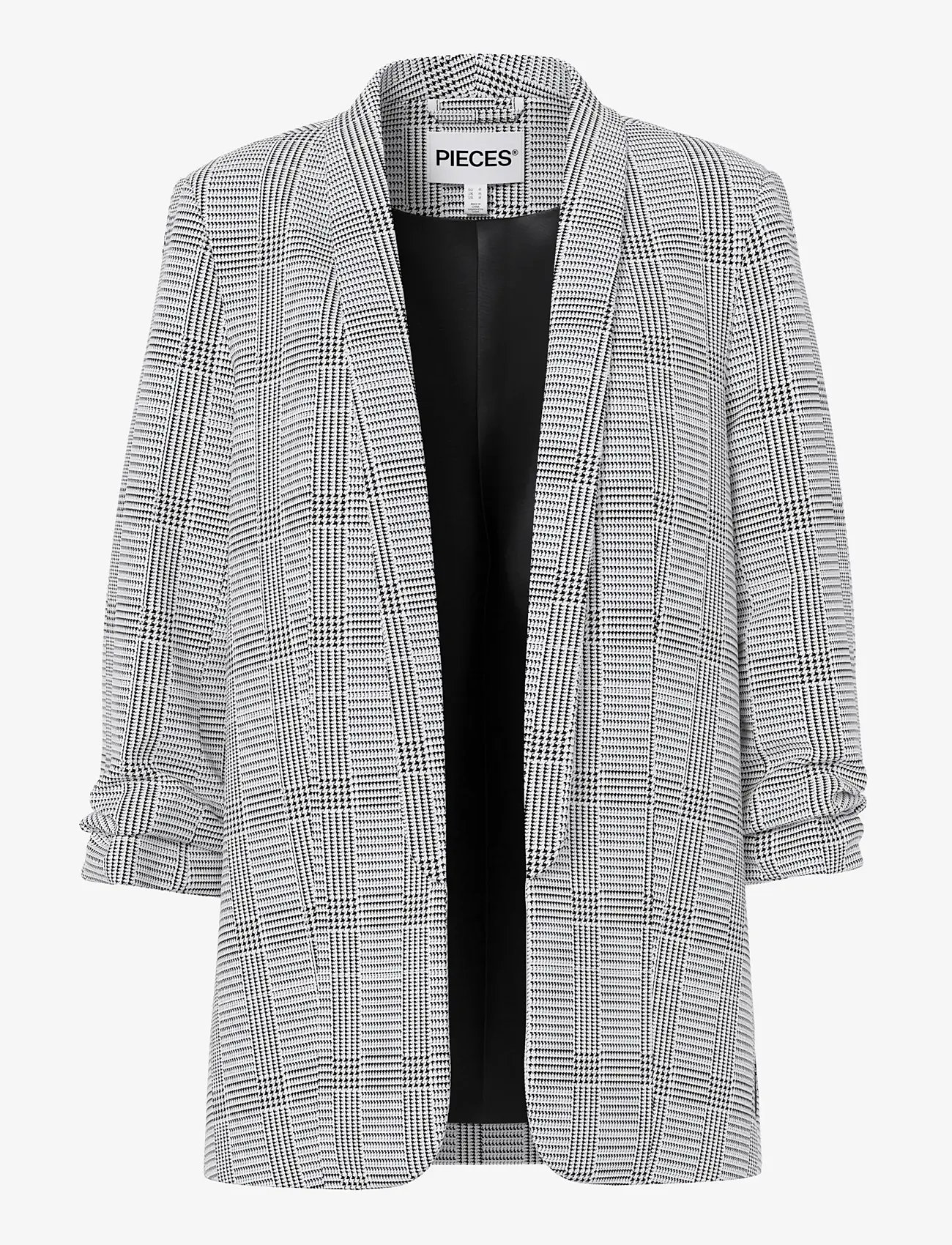 Pieces - PCBOSELLA 3/4 PRINTED BLAZER NOOS BC - blazers met één knopenrij - black - 1