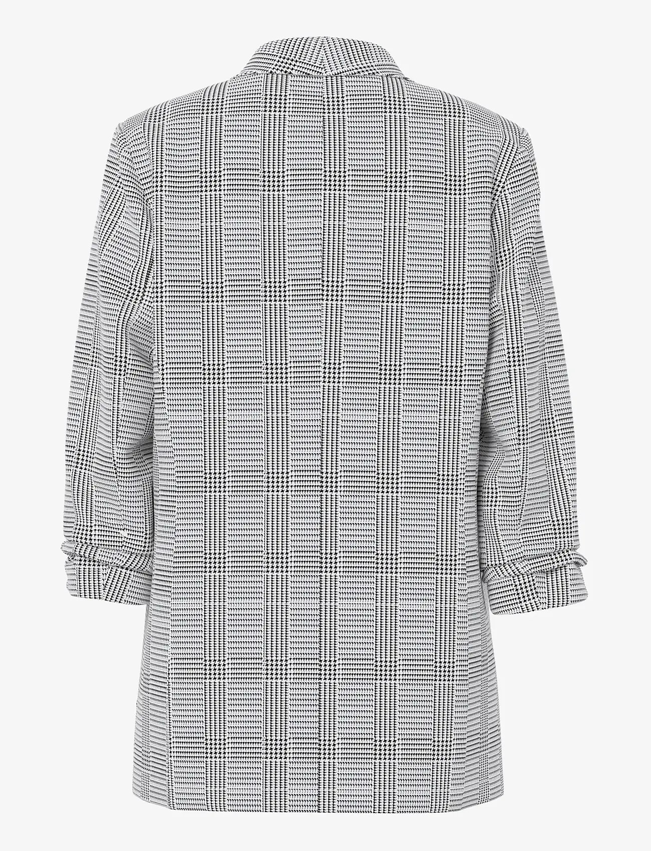 Pieces - PCBOSELLA 3/4 PRINTED BLAZER NOOS BC - blazers met één knopenrij - black - 2