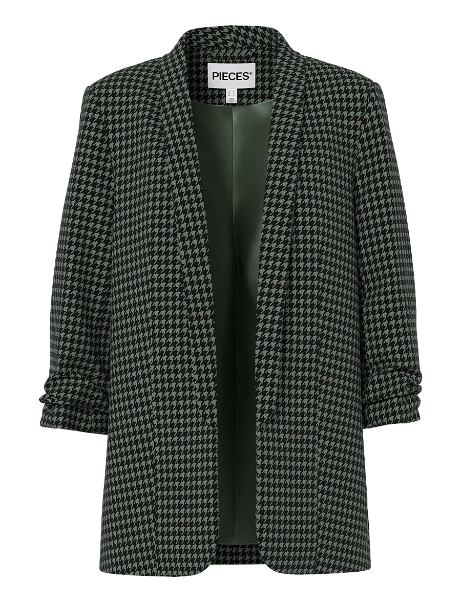 Pieces - PCBOSELLA 3/4 PRINTED BLAZER NOOS BC - enkeltradede blazere - duffel bag - 1