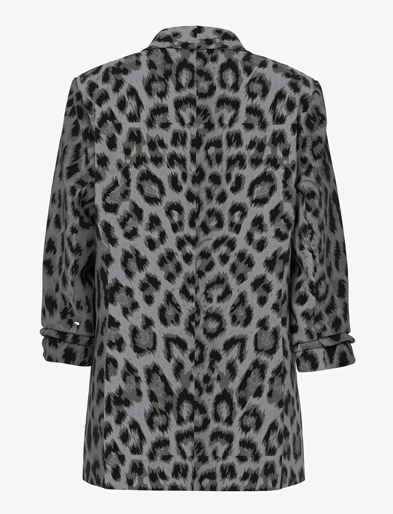 Pieces - PCBOSELLA 3/4 PRINTED BLAZER NOOS BC - kingitused alla 50€ - grey - 1