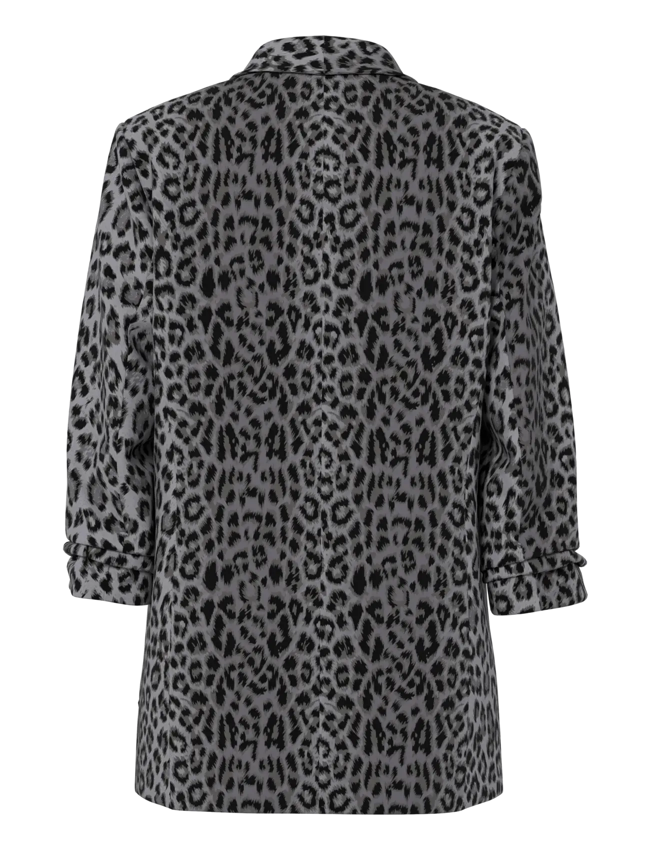 Pieces - PCBOSELLA 3/4 PRINTED BLAZER NOOS BC - festkläder till outletpriser - grey - 2