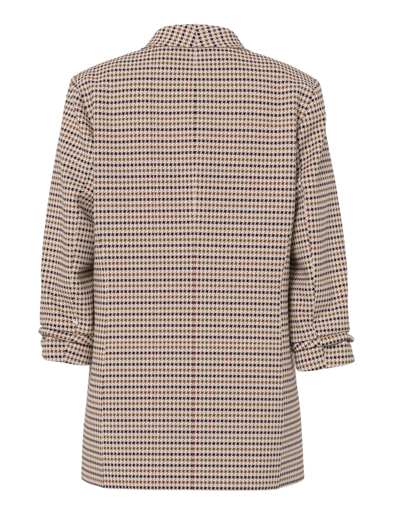 Pieces - PCBOSELLA 3/4 PRINTED BLAZER NOOS BC - single breasted blazers - silver mink - 2