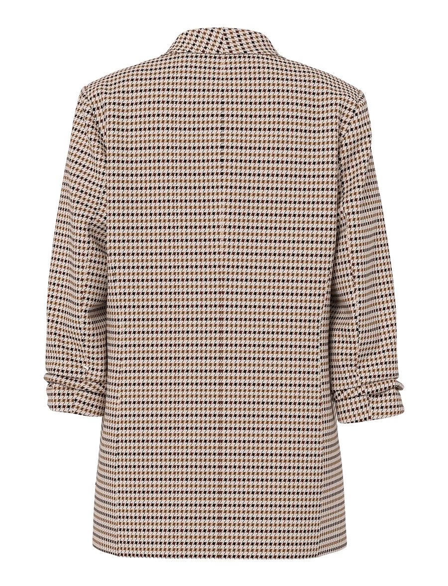 Pieces - PCBOSELLA 3/4 PRINTED BLAZER NOOS BC - Üherealised pintsakud - silver mink - 2