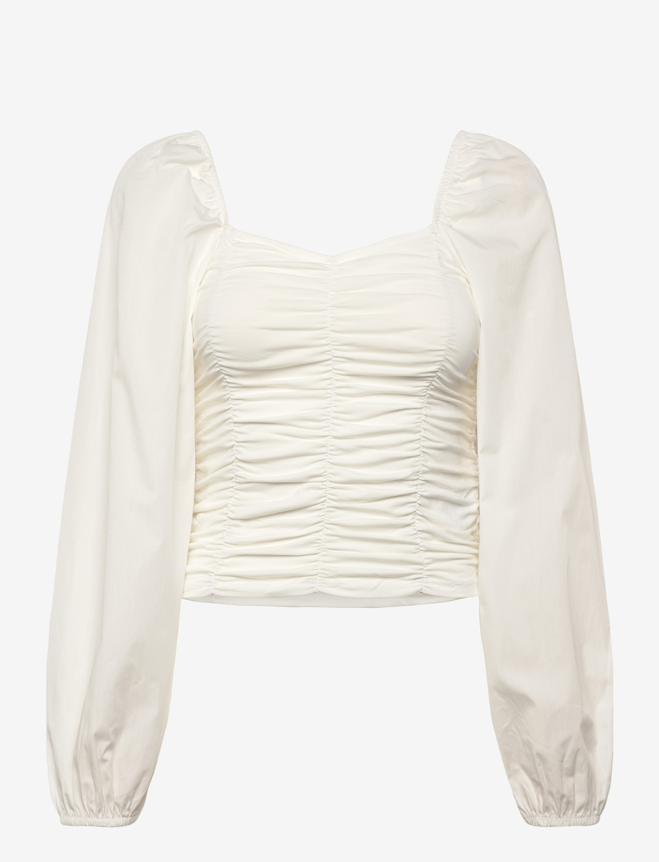 Pieces - PCMALYSIA LS TOP JRS NOOS BC - langærmede bluser - cloud dancer - 1