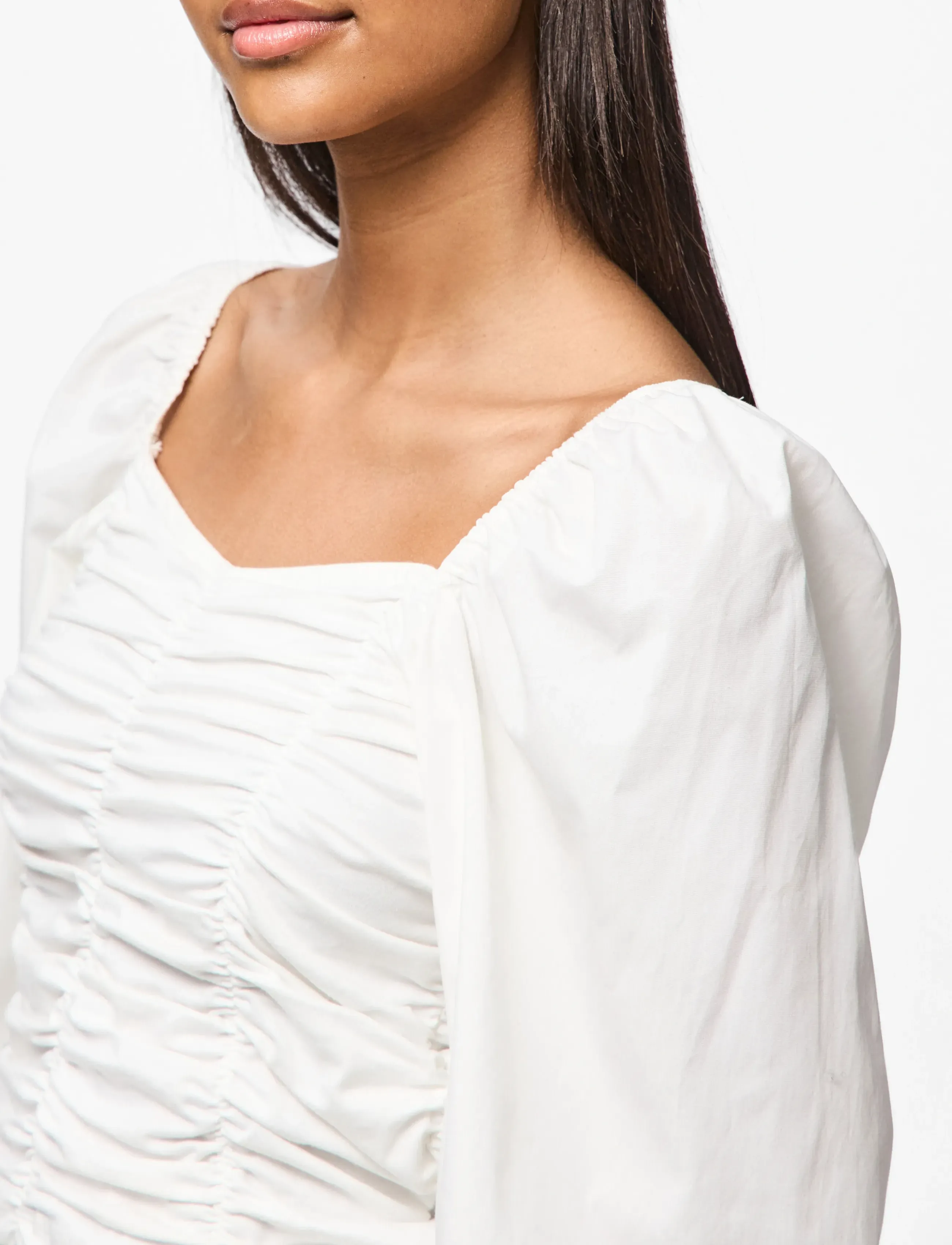 Pieces - PCMALYSIA LS TOP JRS NOOS BC - langärmlige blusen - cloud dancer - 5