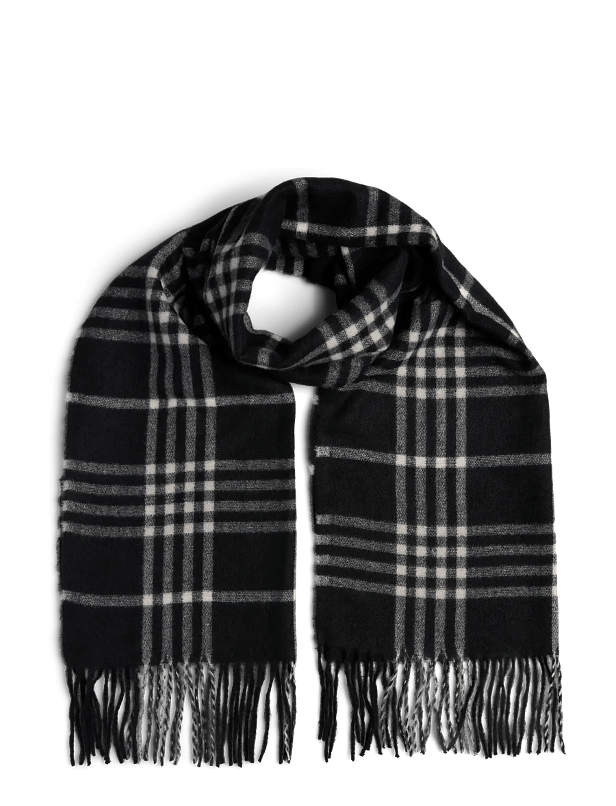 Pieces - PCLESIA LONG SCARF PWP BC - talvesallid - black - 0