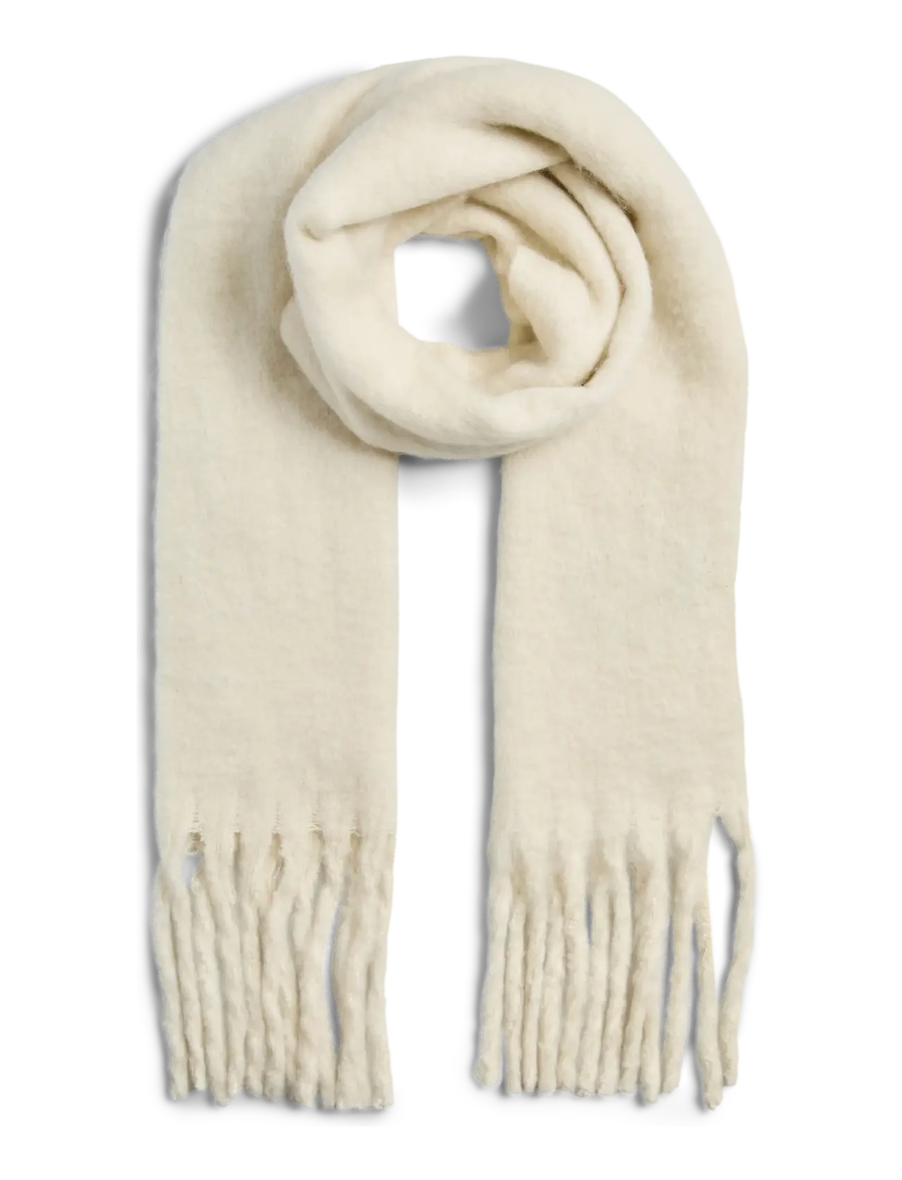 Pieces - PCLYSNA LONG SCARF PWP BC - halstørklæder - cloud dancer - 1