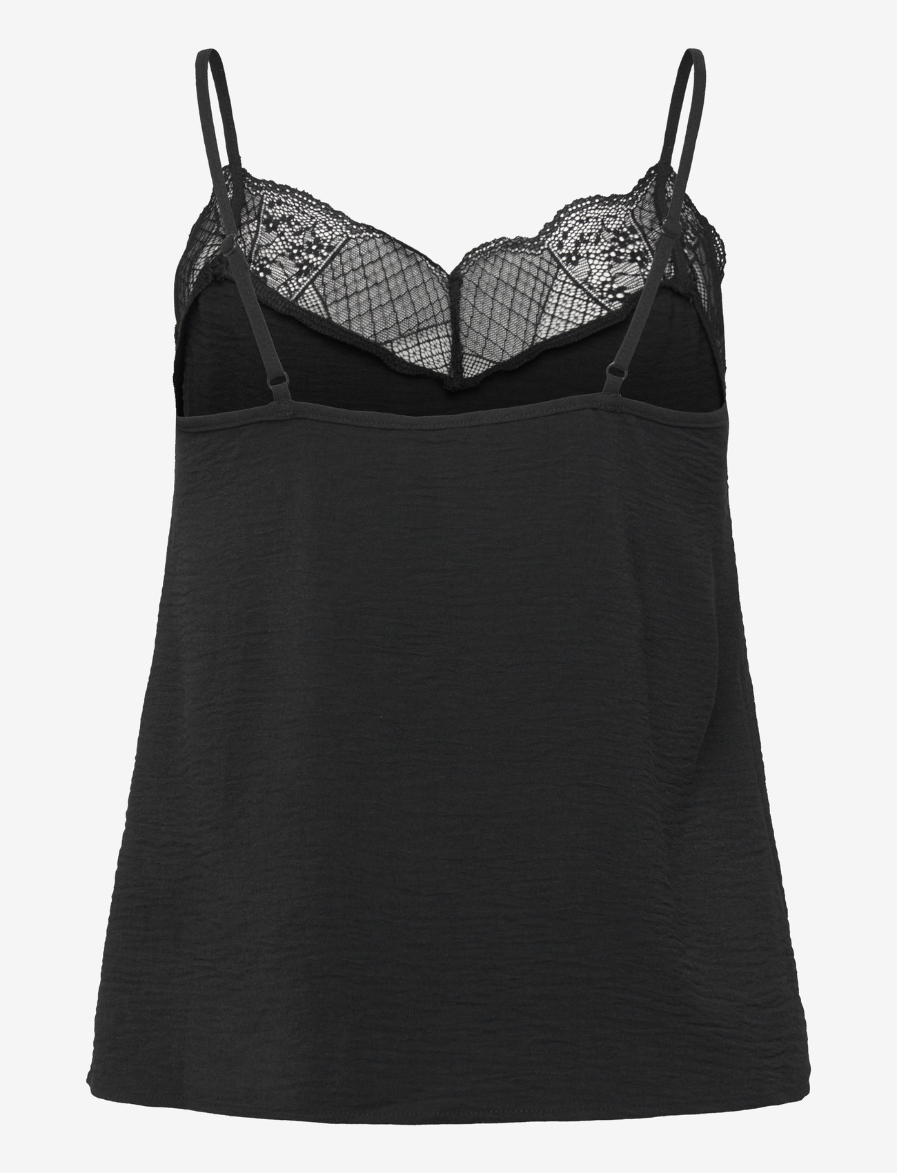 Pieces - PCTIFFANY STRAP LACE TOP WVN NOOS BC - hauts sans manches - black - 2
