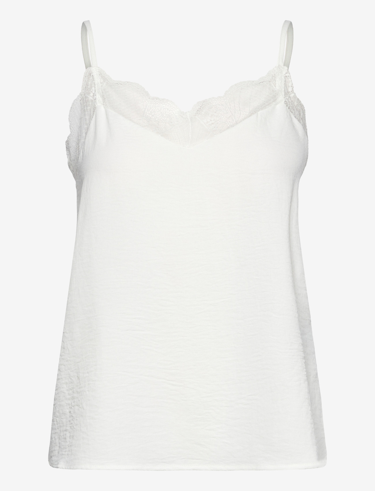 Pieces - PCTIFFANY STRAP LACE TOP WVN NOOS BC - Ärmellose tops - cloud dancer - 1