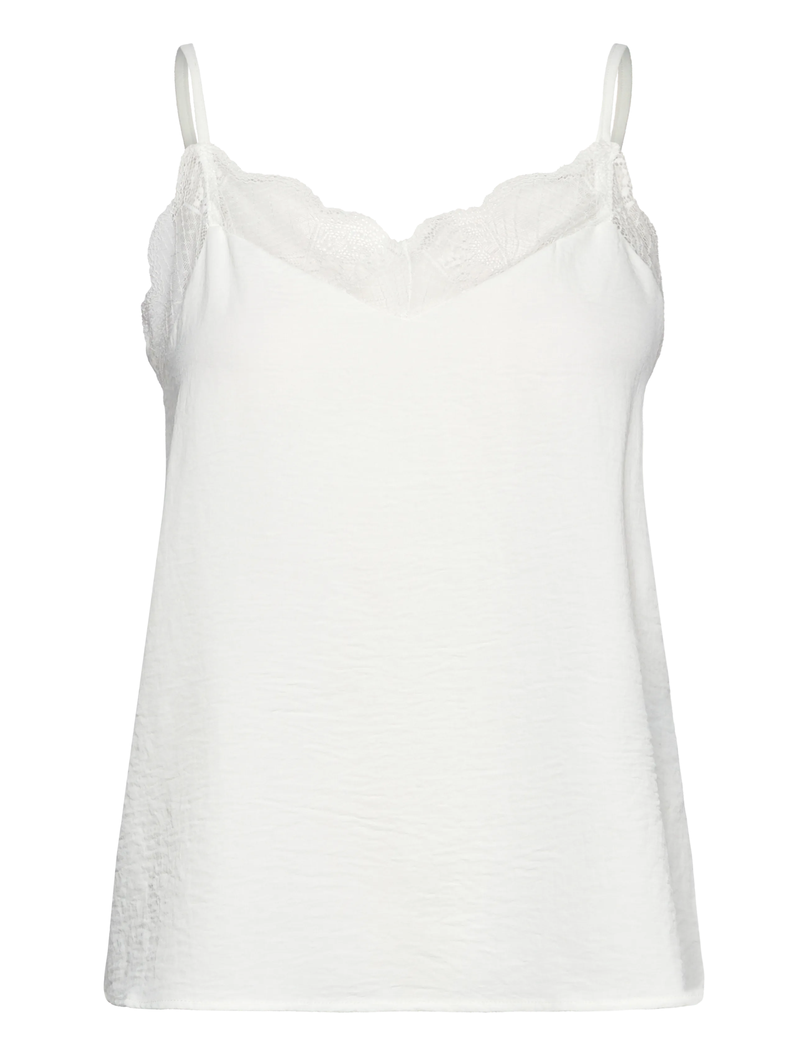 Pieces PCTIFFANY STRAP LACE TOP WVN NOOS BC - Pieces - CLOUD DANCER / white