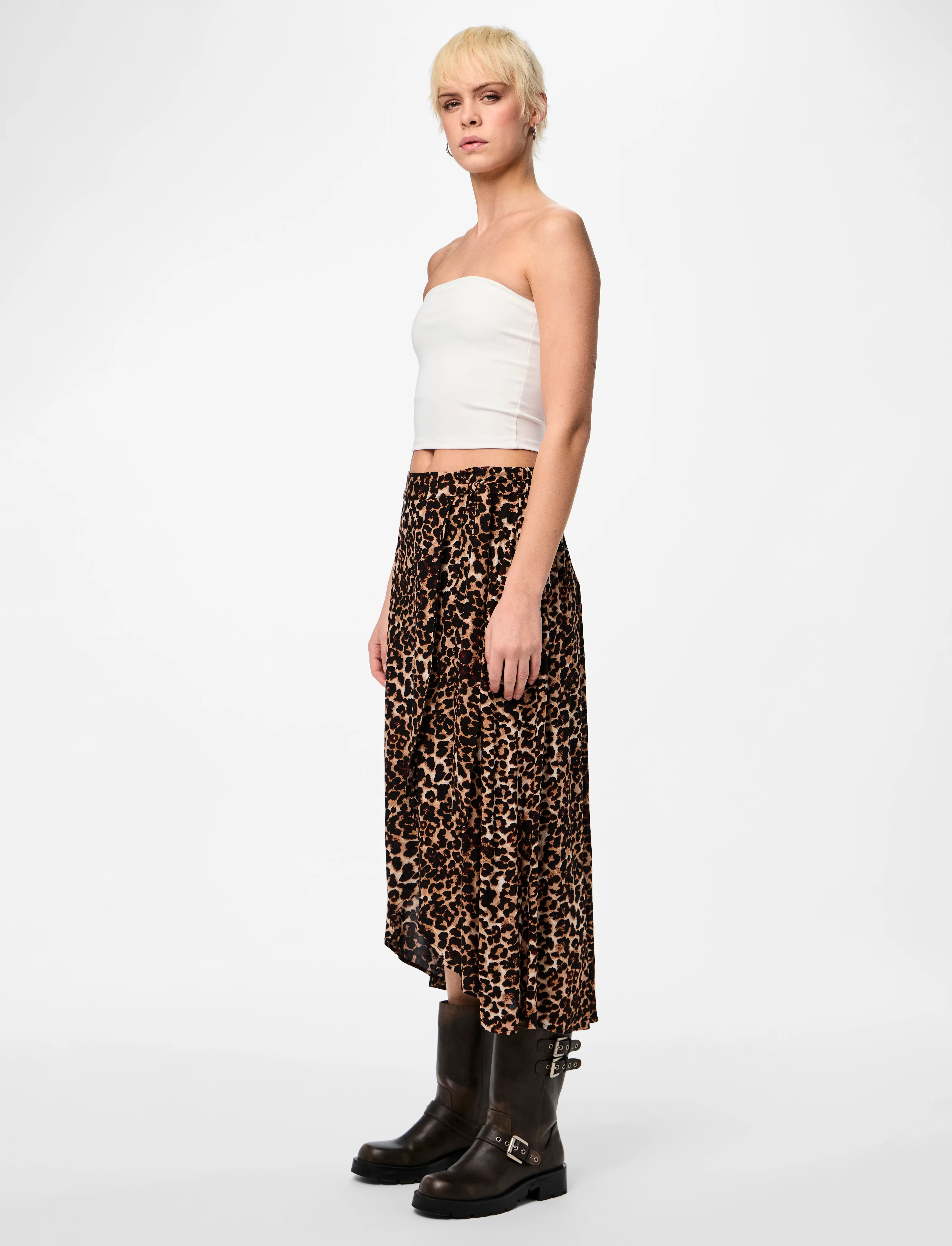 Pieces - PCTALA WRAP SKIRT WVN NOOS BC - midi kjolar - tanzine - 4