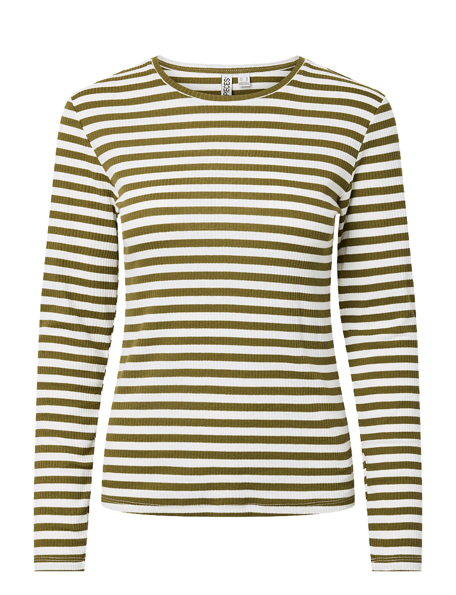Pieces - PCRUKA LS TOP JRS NOOS BC - sphagnum - 1