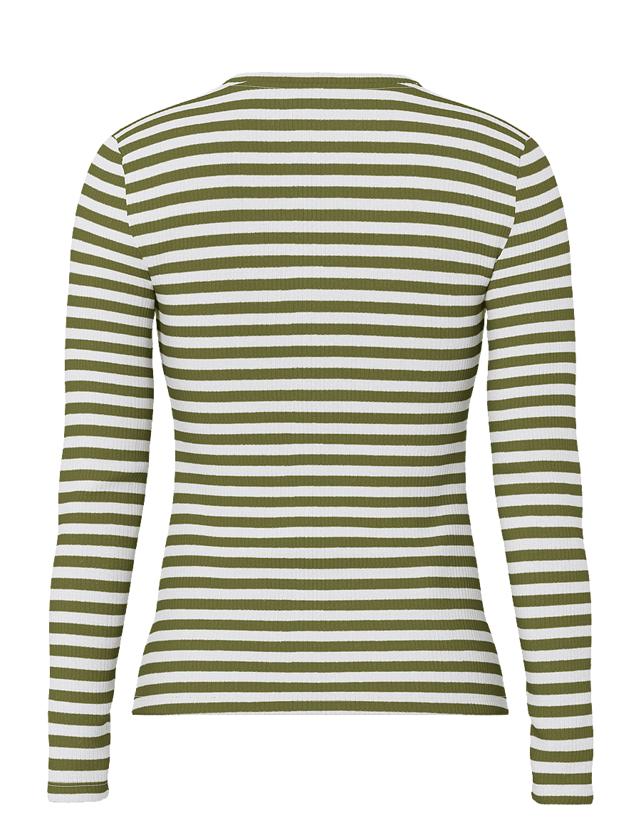 Pieces - PCRUKA LS TOP JRS NOOS BC - sphagnum - 2