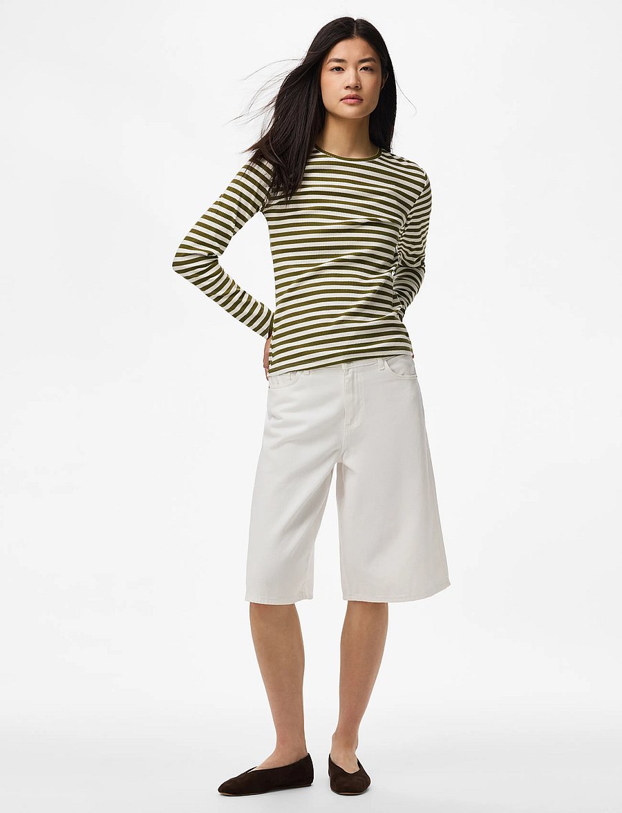 Pieces - PCRUKA LS TOP JRS NOOS BC - sphagnum - 4